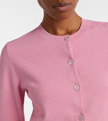 Cárdigan de jacquard con GG | Gucci