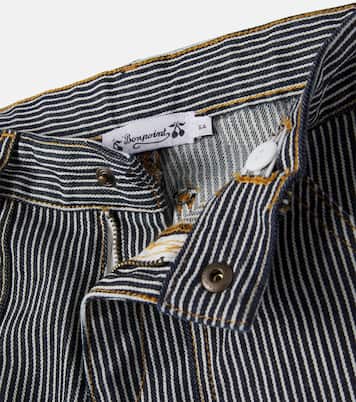 Levon striped denim shorts | Bonpoint