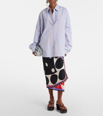 Bedruckter Wickelrock aus Seide | Dries Van Noten