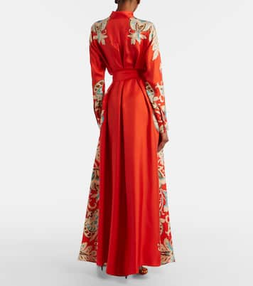 Printed silk shirt dress | Etro
