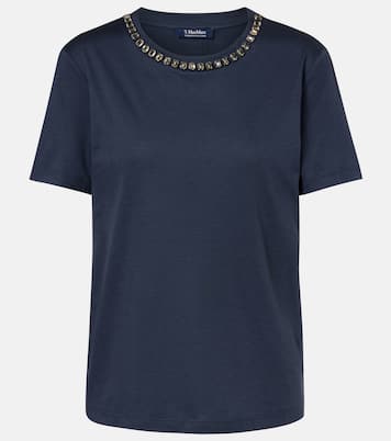 Bingo embellished cotton-blend T-shirt | 'S Max Mara