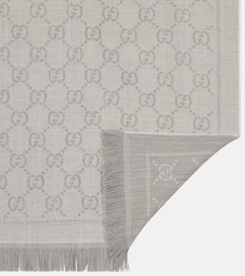 Sciarpa in jacquard GG di lana | Gucci