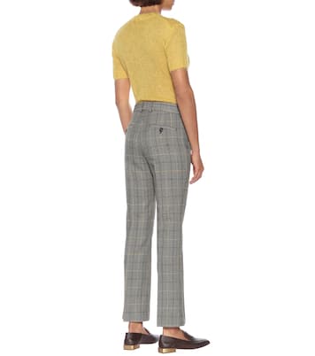 Pantaloni a quadri in misto lana | Plan C
