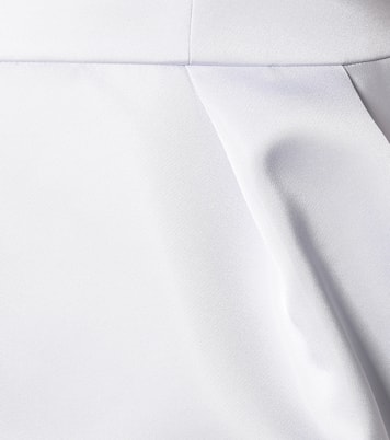 Ruffled satin minidress | Alexandre Vauthier