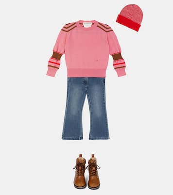 x The Woolmark Company - Pullover in lana | Victoria Beckham Kids