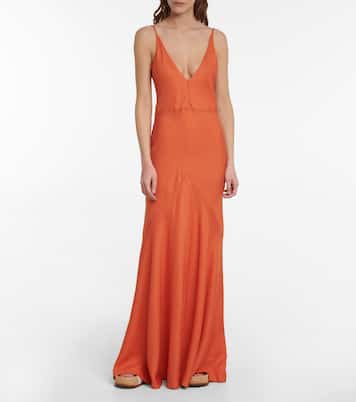 Brigita twill maxi dress | Gabriela Hearst