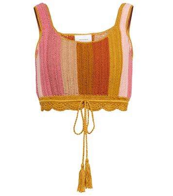 Sunset crochet crop top | Anna Kosturova