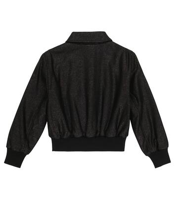 Chaqueta bomber con glitter | Balmain Kids