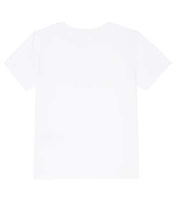 T-Shirt aus Baumwoll-Jersey | Balmain Kids