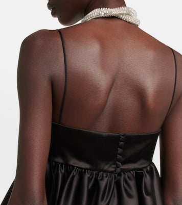 Top in misto seta con cristalli | Magda Butrym