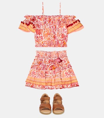 Ariel printed skirt | Poupette St Barth Kids