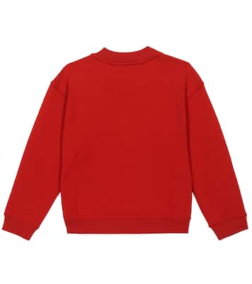 Sudadera en jersey de algodón con logo | Dolce&Gabbana Kids