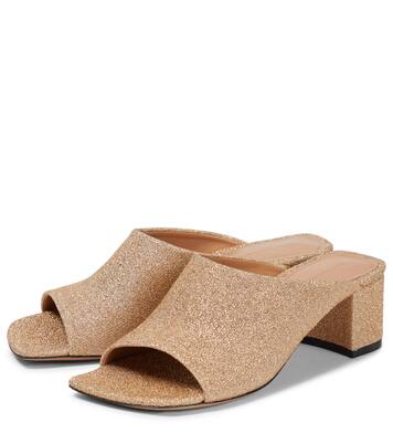 Pantoletten mit Glitter | Dries Van Noten
