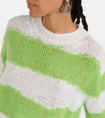 Jersey en mezcla de mohair a rayas | Acne Studios