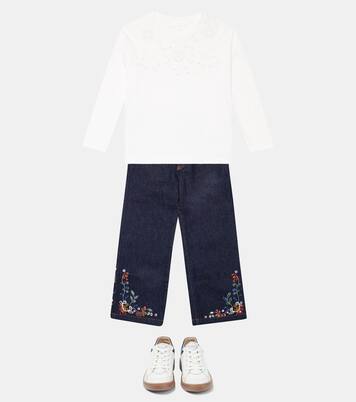 Bestickte Jeans | Chloé Kids