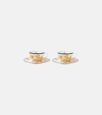 Herbarium set of 2 teacups and saucers | Gucci