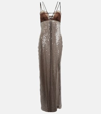 Robe mit Pailletten | Nensi Dojaka