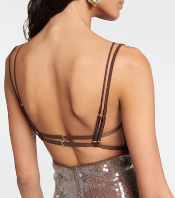 Robe mit Pailletten | Nensi Dojaka