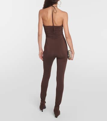 Mono de jersey con apliques florales | Magda Butrym