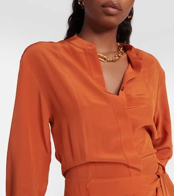 Fairbaim silk midi dress | Joseph