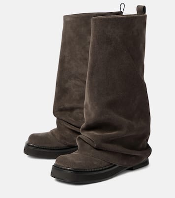 Robin suede combat boots | The Attico
