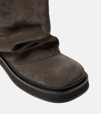 Robin suede combat boots | The Attico