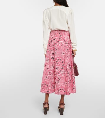 Gonna lunga in cotone e seta | Etro