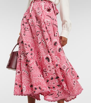 Gonna lunga in cotone e seta | Etro