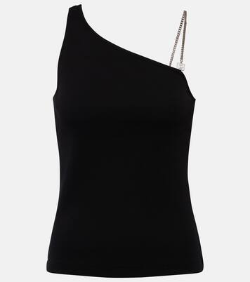 Asymmetric cotton jersey top | Givenchy