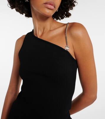 Asymmetric cotton jersey top | Givenchy