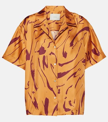 Camicia Prague in twill di seta | Asceno