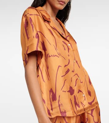 Camicia Prague in twill di seta | Asceno