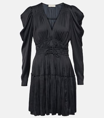 Lu draped satin minidress | Ulla Johnson