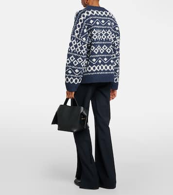 Jersey Fair Isle de mezcla de lana | Vince