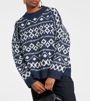 Jersey Fair Isle de mezcla de lana | Vince