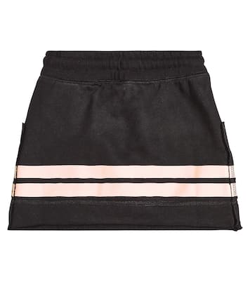 Falda en jersey de algodón a rayas | Off-White Kids