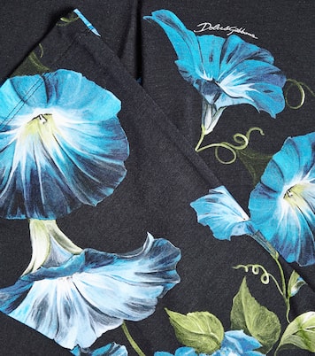 Bedruckte Schlaghose aus Jersey | Dolce&Gabbana Kids