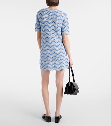 Miniabito in crochet di cotone | Ganni