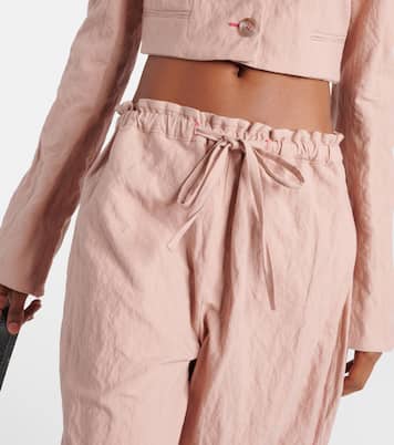 Pantaloni a gamba larga Paginol in misto cotone | Acne Studios