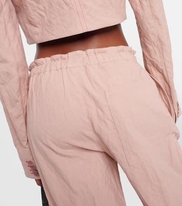 Pantaloni a gamba larga Paginol in misto cotone | Acne Studios