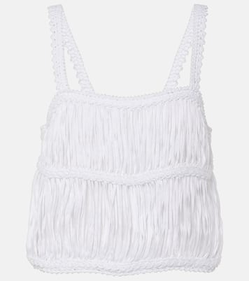 Cropped-Top Sterling aus Makramee | Simkhai