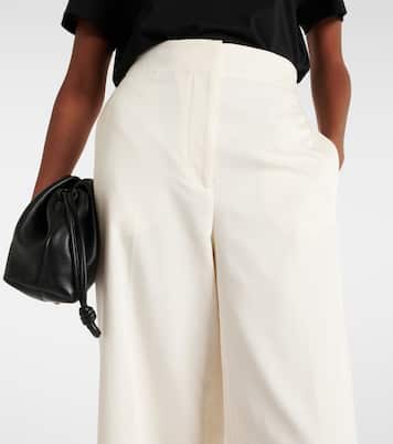 Pantalones anchos Thurlow de seda y algodón | Joseph