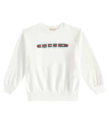 Felpa in cotone con stampa | Gucci Kids