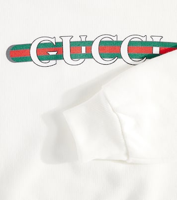Felpa in cotone con stampa | Gucci Kids