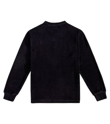 Felpa in misto cotone con logo | Balmain Kids