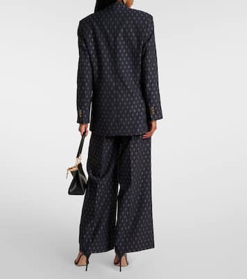 Blazer de lana y algodón estampado | Etro