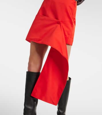 Satin miniskirt | Plan C