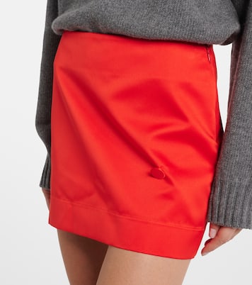 Satin miniskirt | Plan C