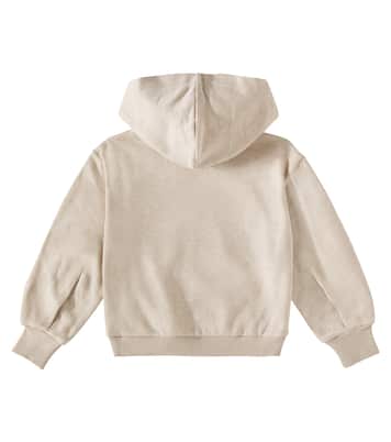 Cardigan in cotone con cappuccio | Chloé Kids