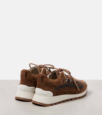 Baskets Monili en daim | Brunello Cucinelli